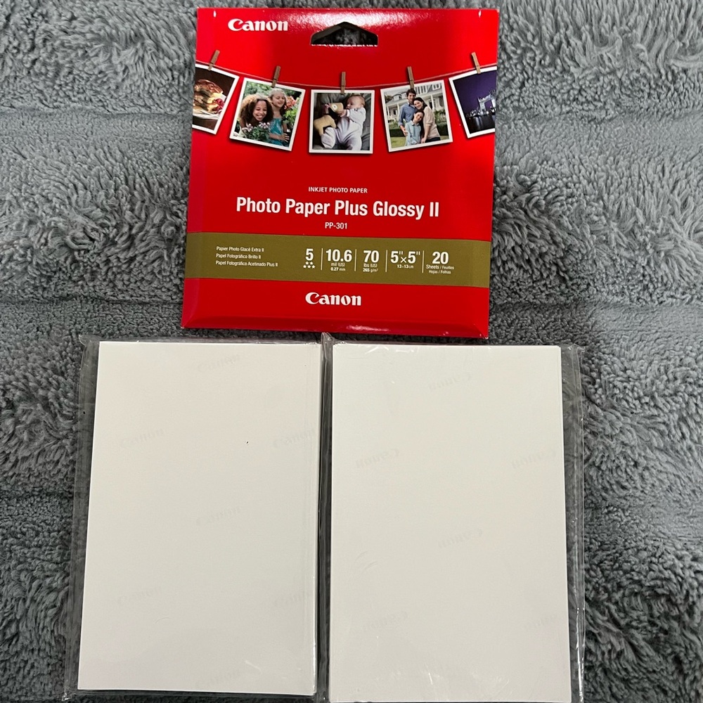 Photo Paper Glossy Lot Of 3 Including‎ Cannon
